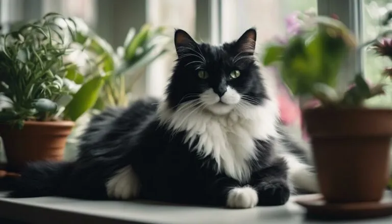 nurturing a beloved cat